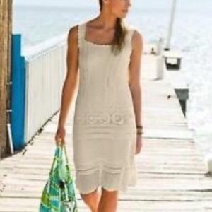 Athleta Medallion Falcon Crochet Dress M